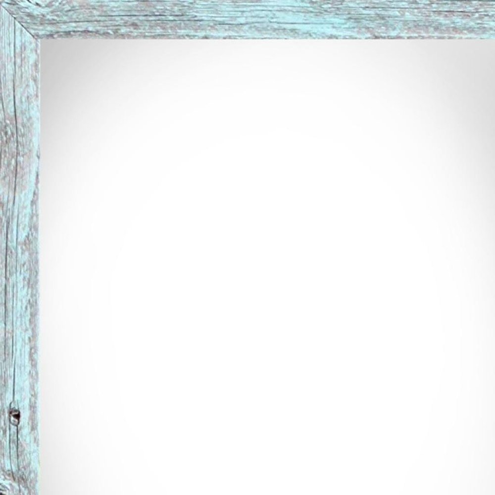 13" x 19" Blue Wood Hanging Picture Frame — view 2