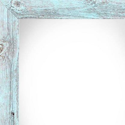 14" x 18" Blue Wood Hanging Picture Frame HomeRoots