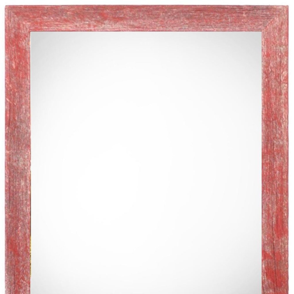 14" x 18" Red Wood Hanging Picture Frame — view 3