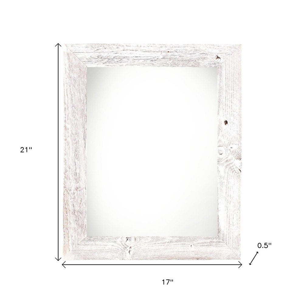 14" x 18" White Wood Hanging Picture Frame — view 3