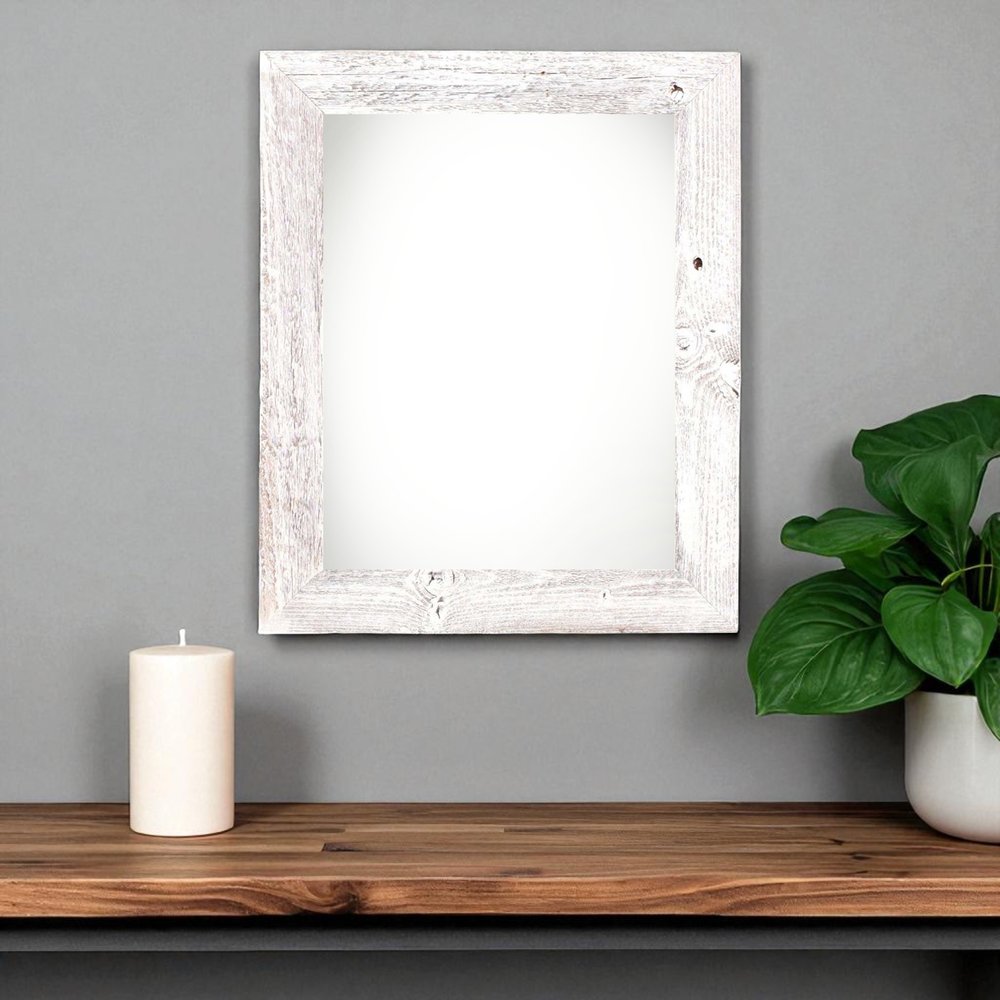 14" x 18" White Wood Hanging Picture Frame — view 4