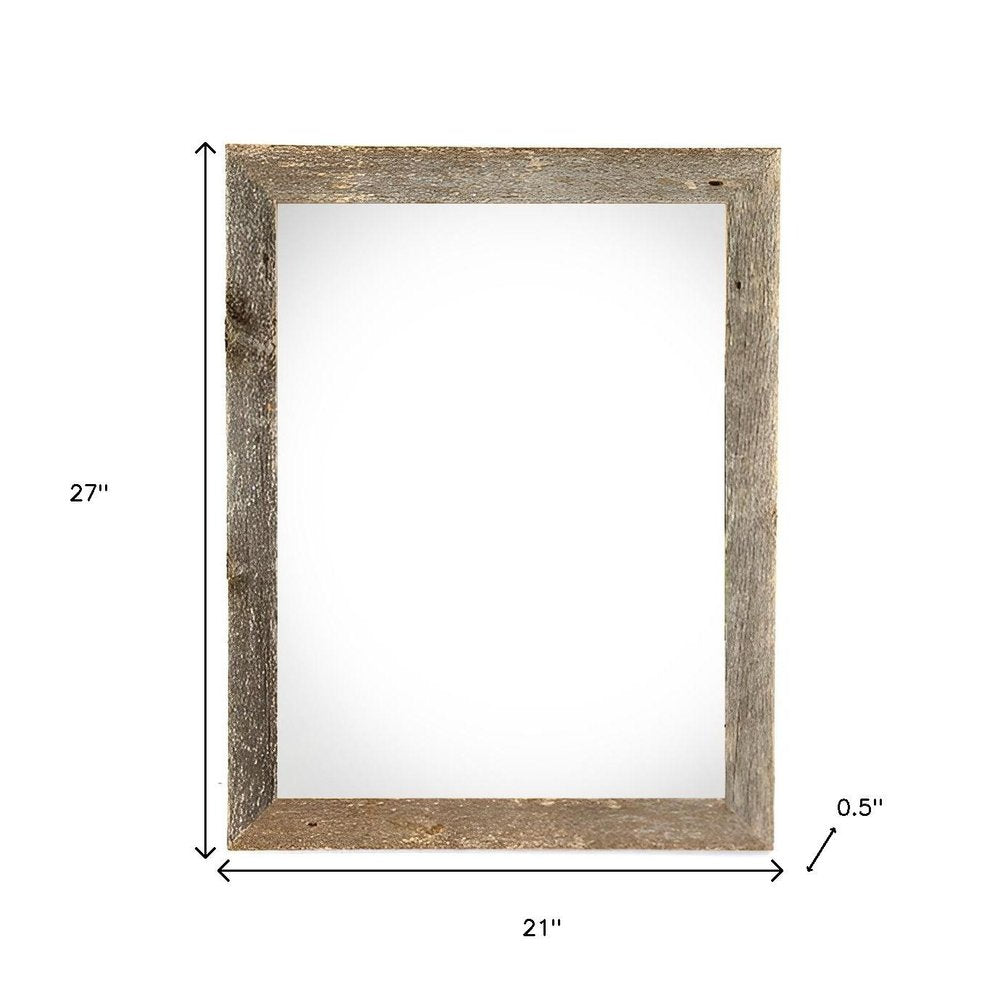 18" x 24" Gray Wood Hanging Picture Frame — view 2