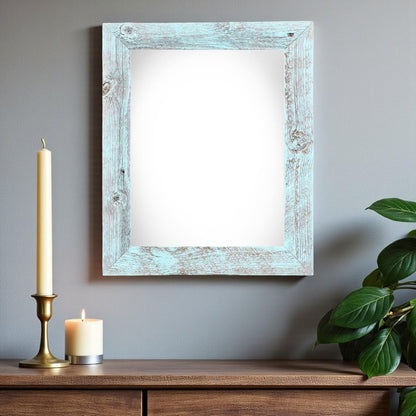 18" x 24" Blue Wood Hanging Picture Frame HomeRoots
