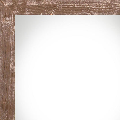 18" x 24" Brown Wood Hanging Picture Frame HomeRoots