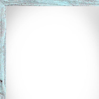 20" x 24" Blue Wood Hanging Picture Frame HomeRoots