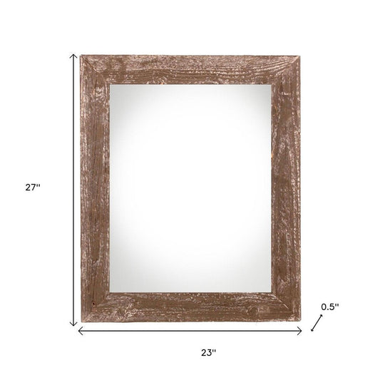 20" x 24" Brown Wood Hanging Picture Frame HomeRoots