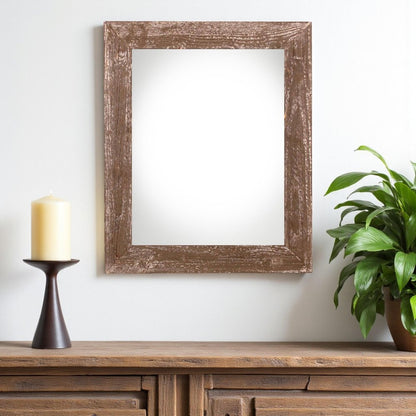 20" x 24" Espresso Solid Wood Hanging Picture Frame HomeRoots