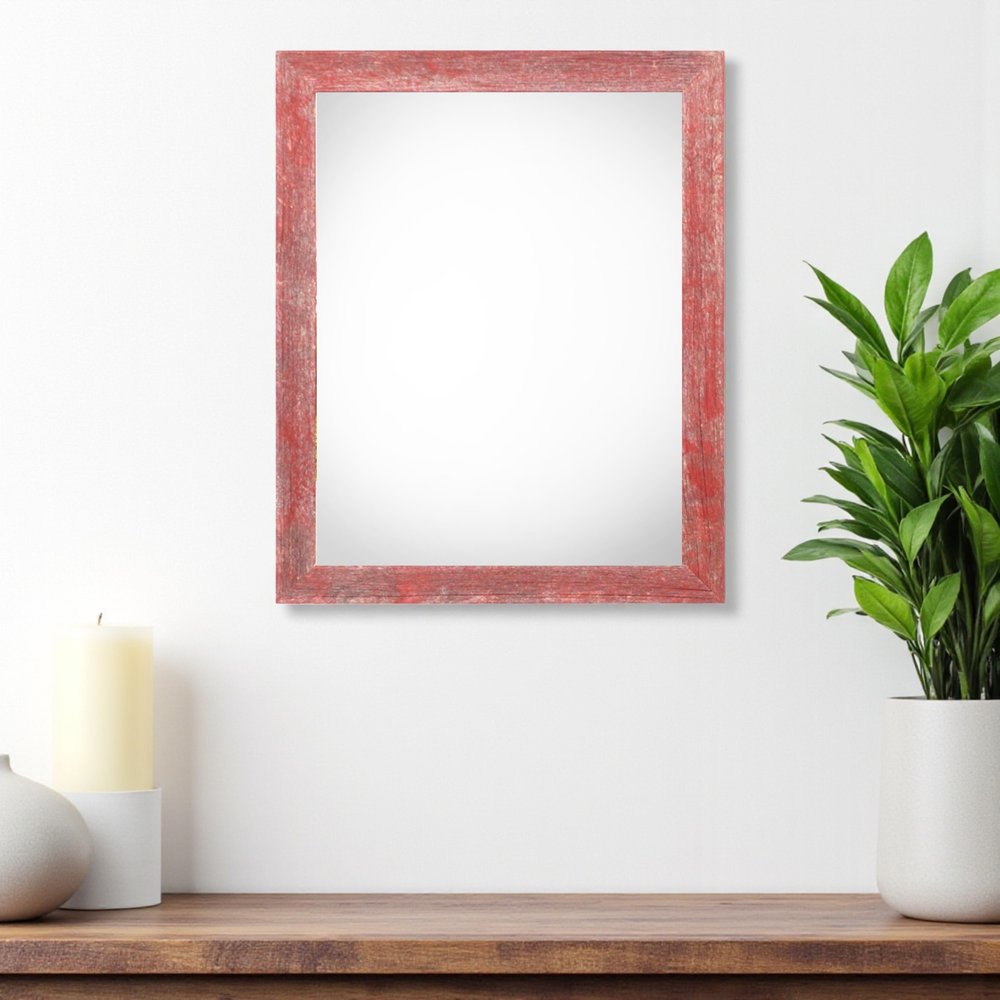 20" x 24" Red Wood Hanging Picture Frame — view 5