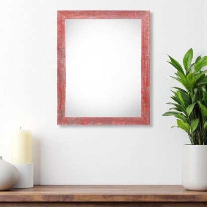 20" x 24" Red Wood Hanging Picture Frame HomeRoots