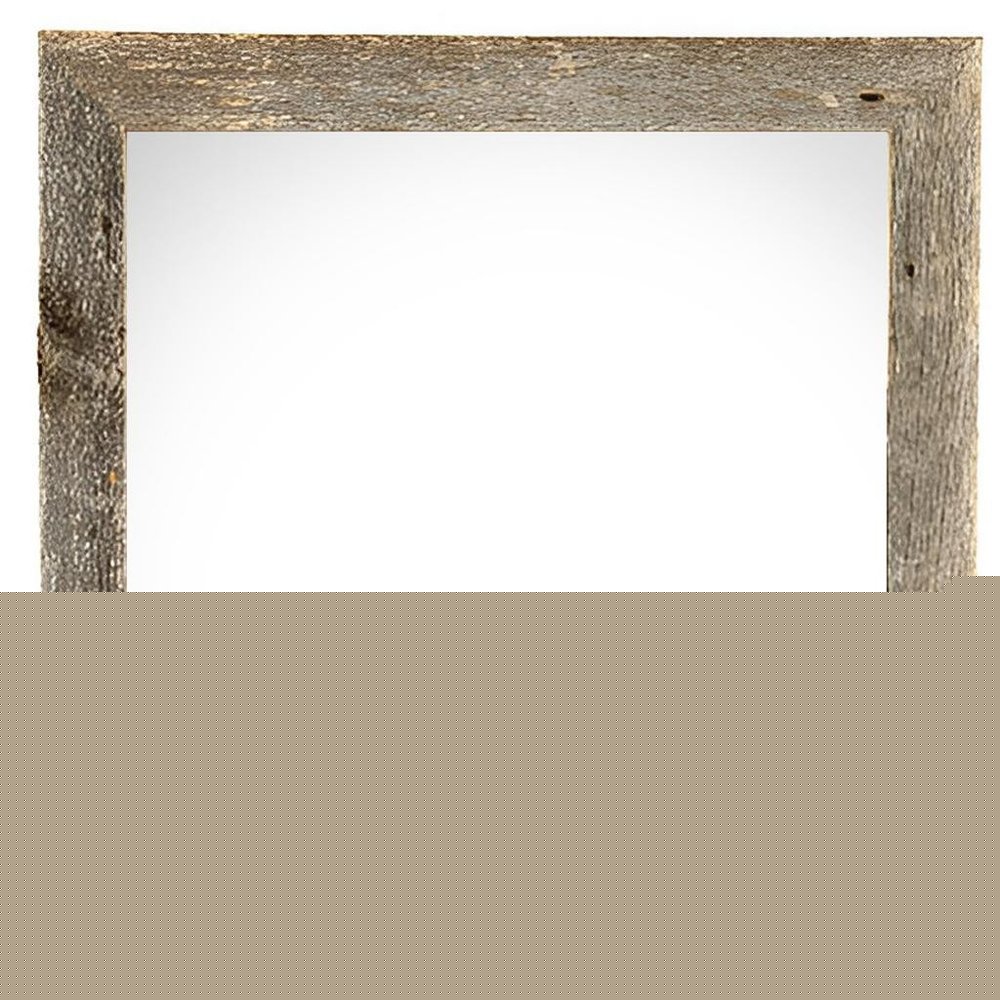 20" x 28" Gray Solid Wood Hanging Picture Frame HomeRoots
