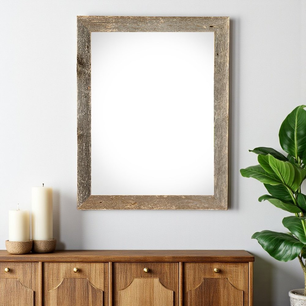 20" x 28" Gray Wood Hanging Picture Frame — view 5