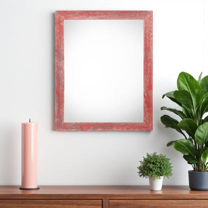 20" x 28" Red Wood Hanging Picture Frame HomeRoots