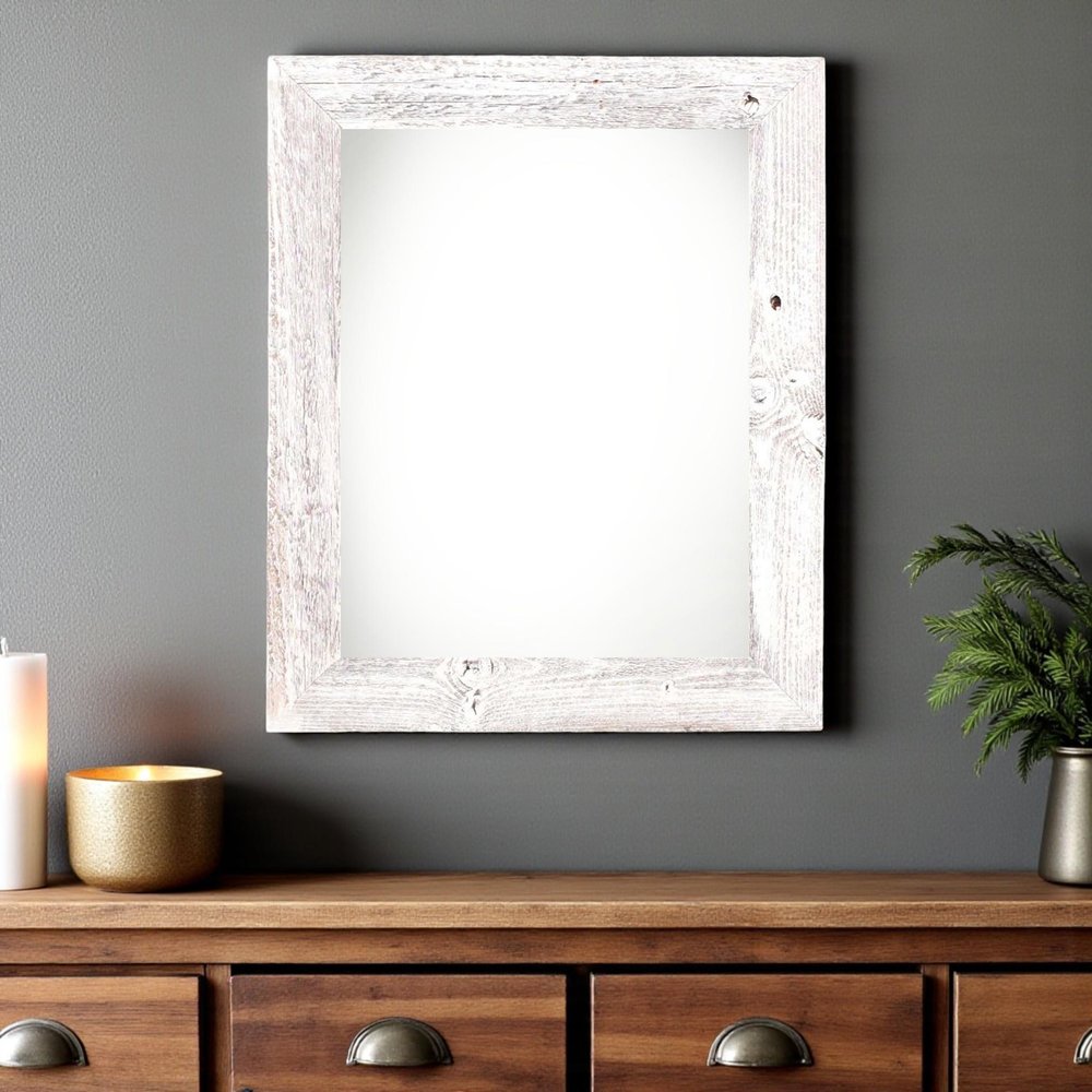 20" x 28" White Wood Hanging Picture Frame — view 4