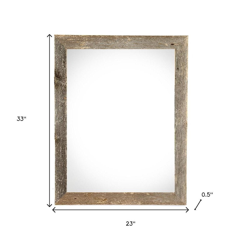 20" x 30" Gray Wood Hanging Picture Frame — view 3
