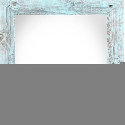 20" x 30" Blue Solid Wood Hanging Picture Frame HomeRoots