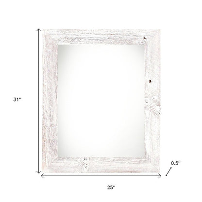 22" x 28" White Wood Hanging Picture Frame HomeRoots