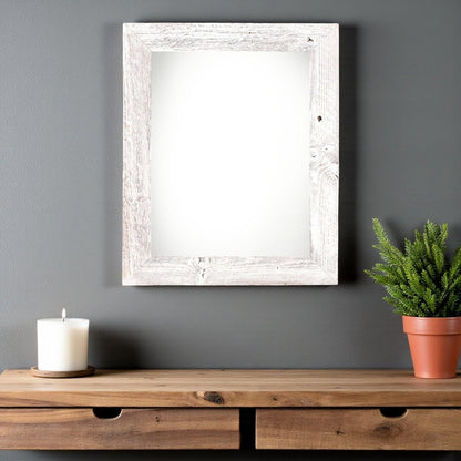 22" x 28" White Wood Hanging Picture Frame HomeRoots