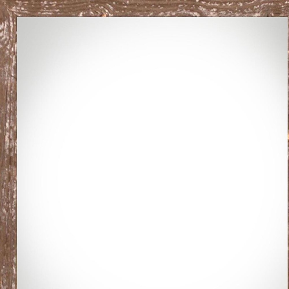 24" x 30" Brown Wood Hanging Picture Frame HomeRoots