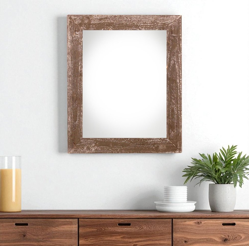 24" x 30" Brown Wood Hanging Picture Frame — view 5