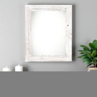 24" x 30" White Solid Wood Hanging Picture Frame HomeRoots