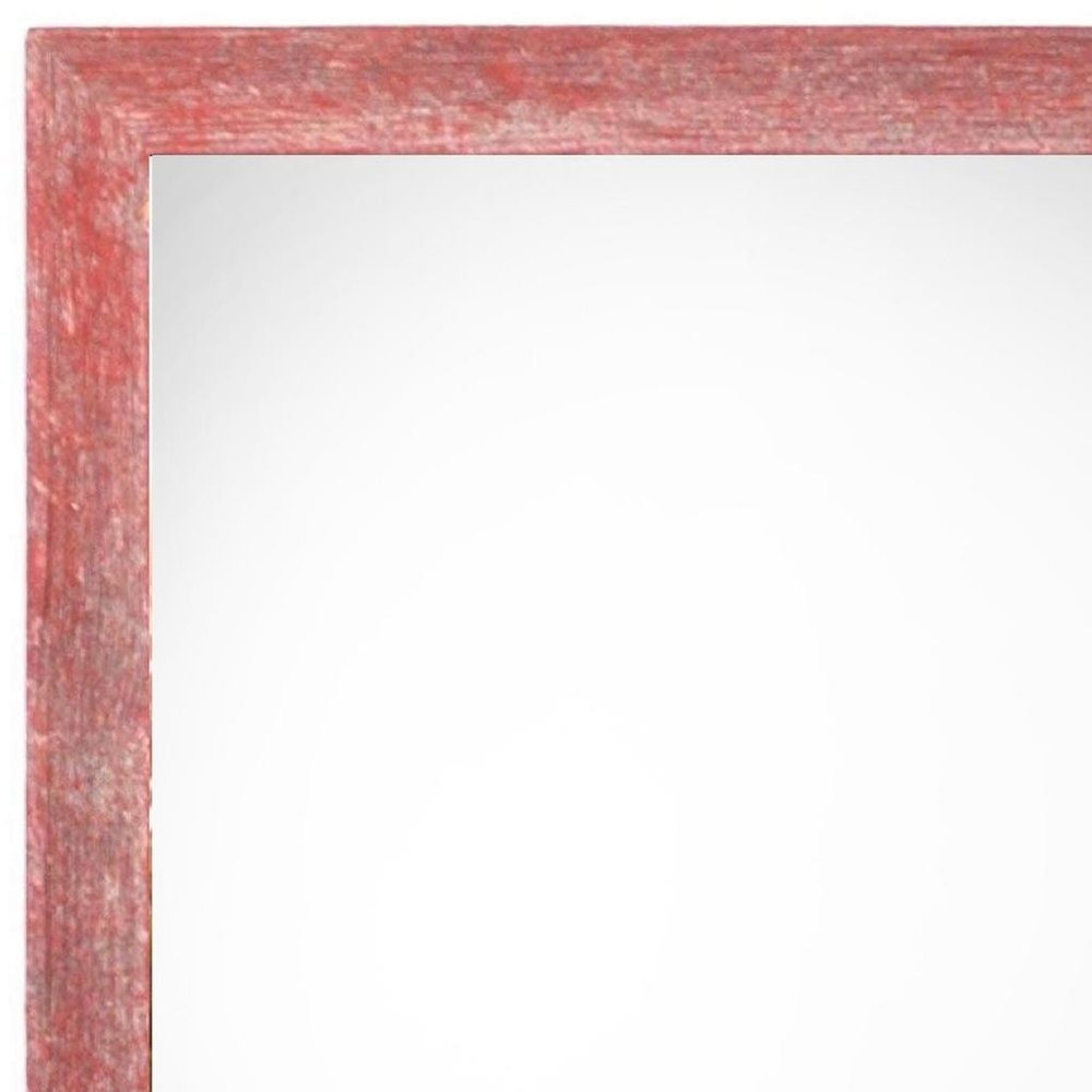 24" x 36" Red Wood Hanging Picture Frame HomeRoots