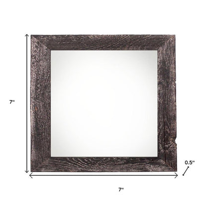 4" x 4" Black Wood Tabletop Picture Frame HomeRoots