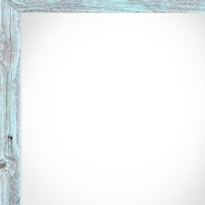 4" x 4" Blue Wood Tabletop Picture Frame HomeRoots