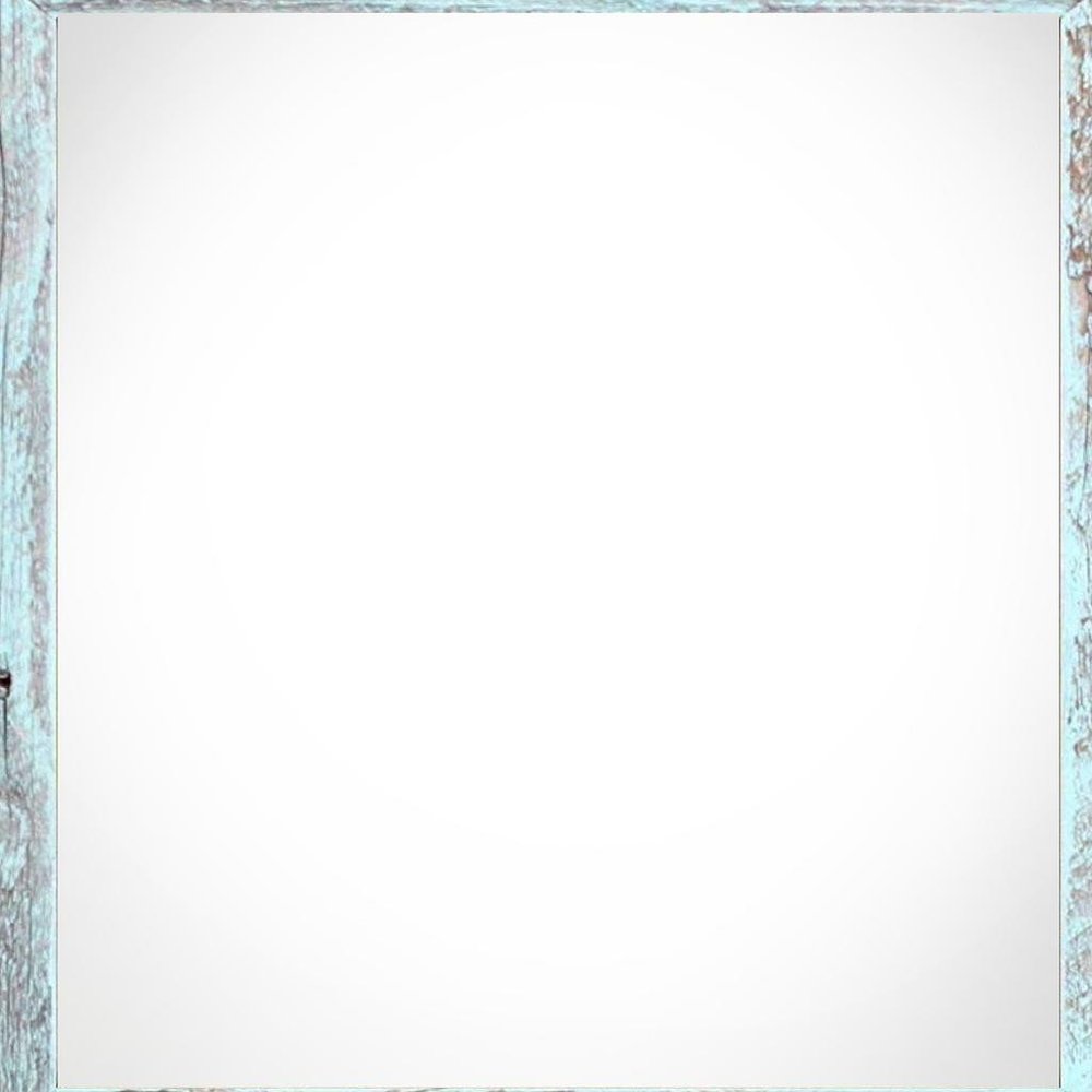 4" x 4" Blue Wood Tabletop Picture Frame HomeRoots