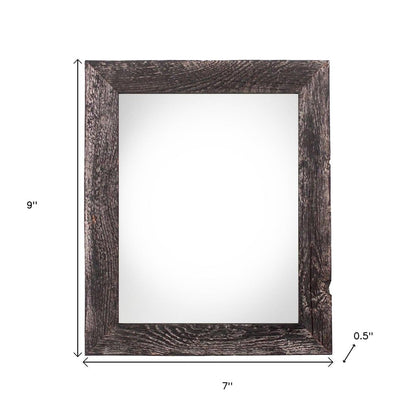 4" x 6" Black Wood Tabletop Picture Frame HomeRoots