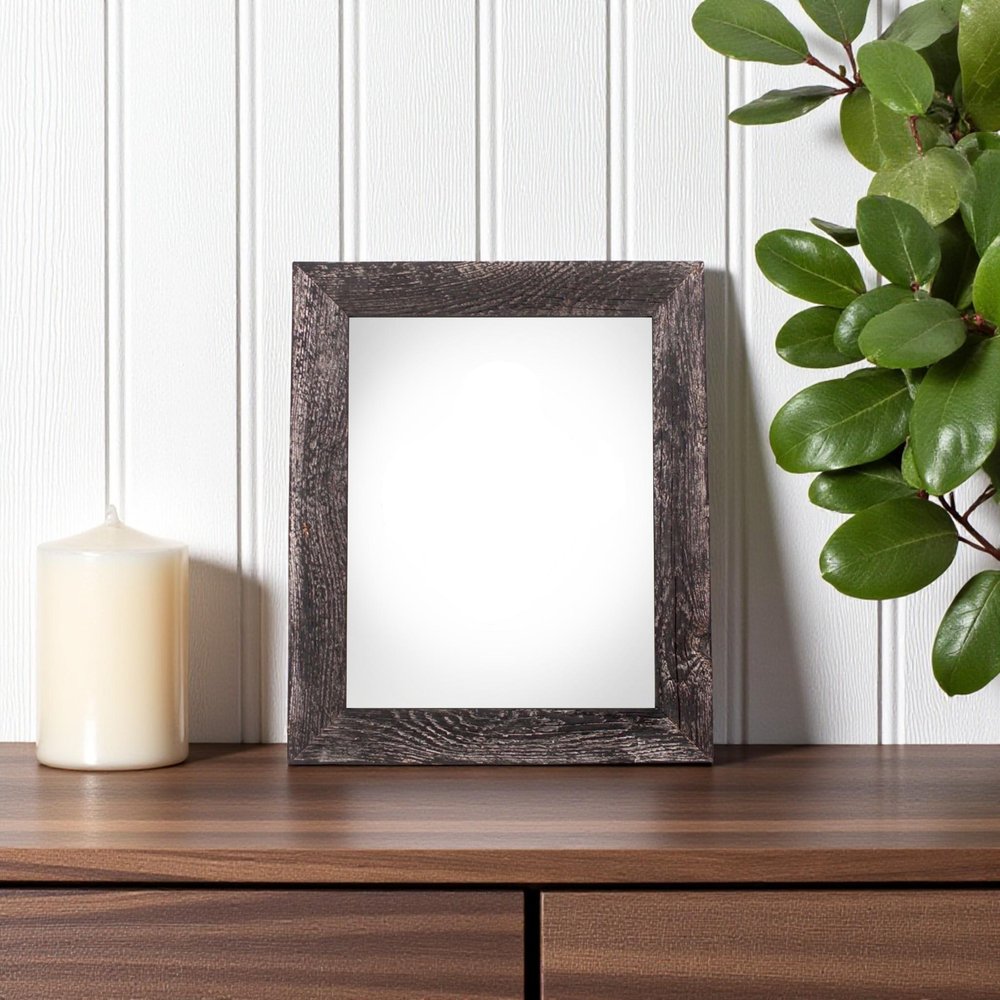 4" x 6" Black Wood Tabletop Picture Frame HomeRoots
