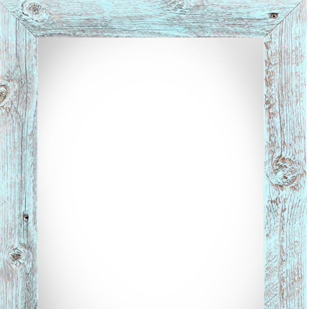 4" x 6" Blue Wood Tabletop Picture Frame HomeRoots