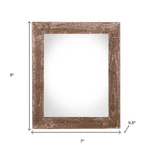 4" x 6" Brown Wood Tabletop Picture Frame HomeRoots