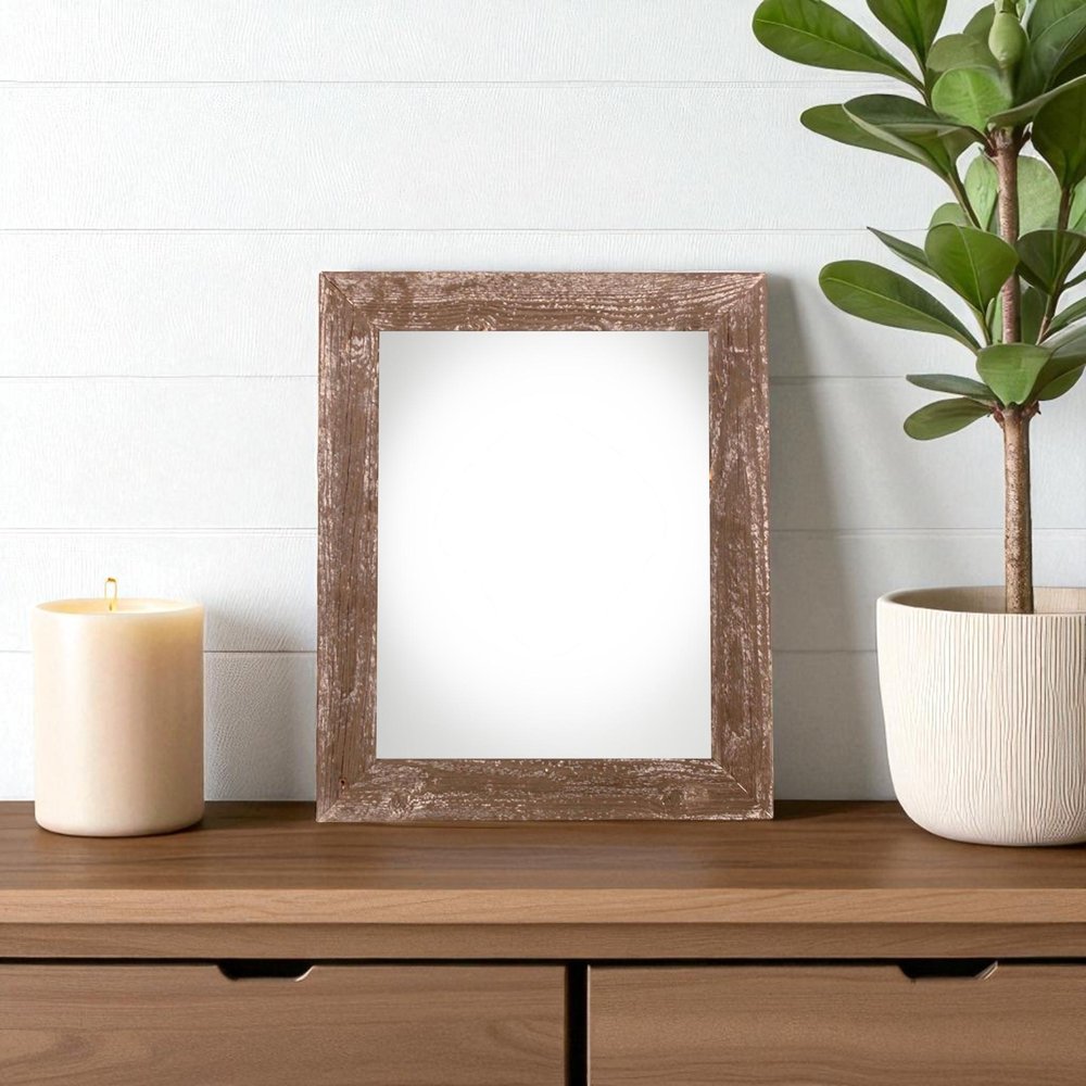 4" x 6" Brown Wood Tabletop Picture Frame HomeRoots