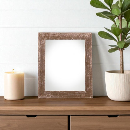 4" x 6" Brown Wood Tabletop Picture Frame HomeRoots
