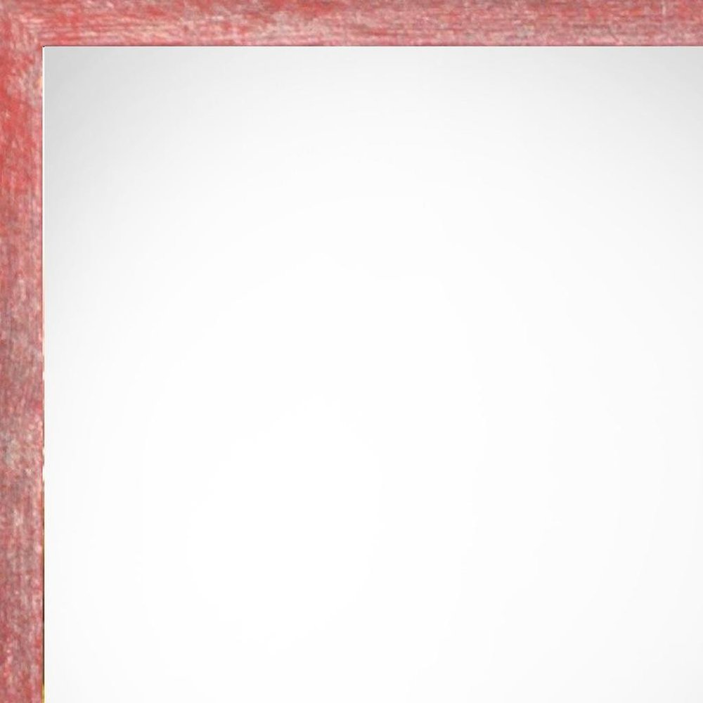 4" x 6" Red Solid Wood Tabletop Picture Frame HomeRoots