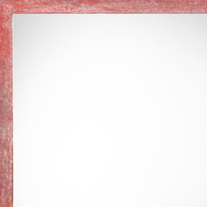 4" x 6" Red Solid Wood Tabletop Picture Frame HomeRoots