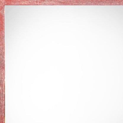 8" x 10" Red Solid Wood Tabletop Picture Frame HomeRoots