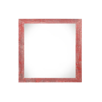 8" x 8" Red Wood Tabletop Picture Frame HomeRoots