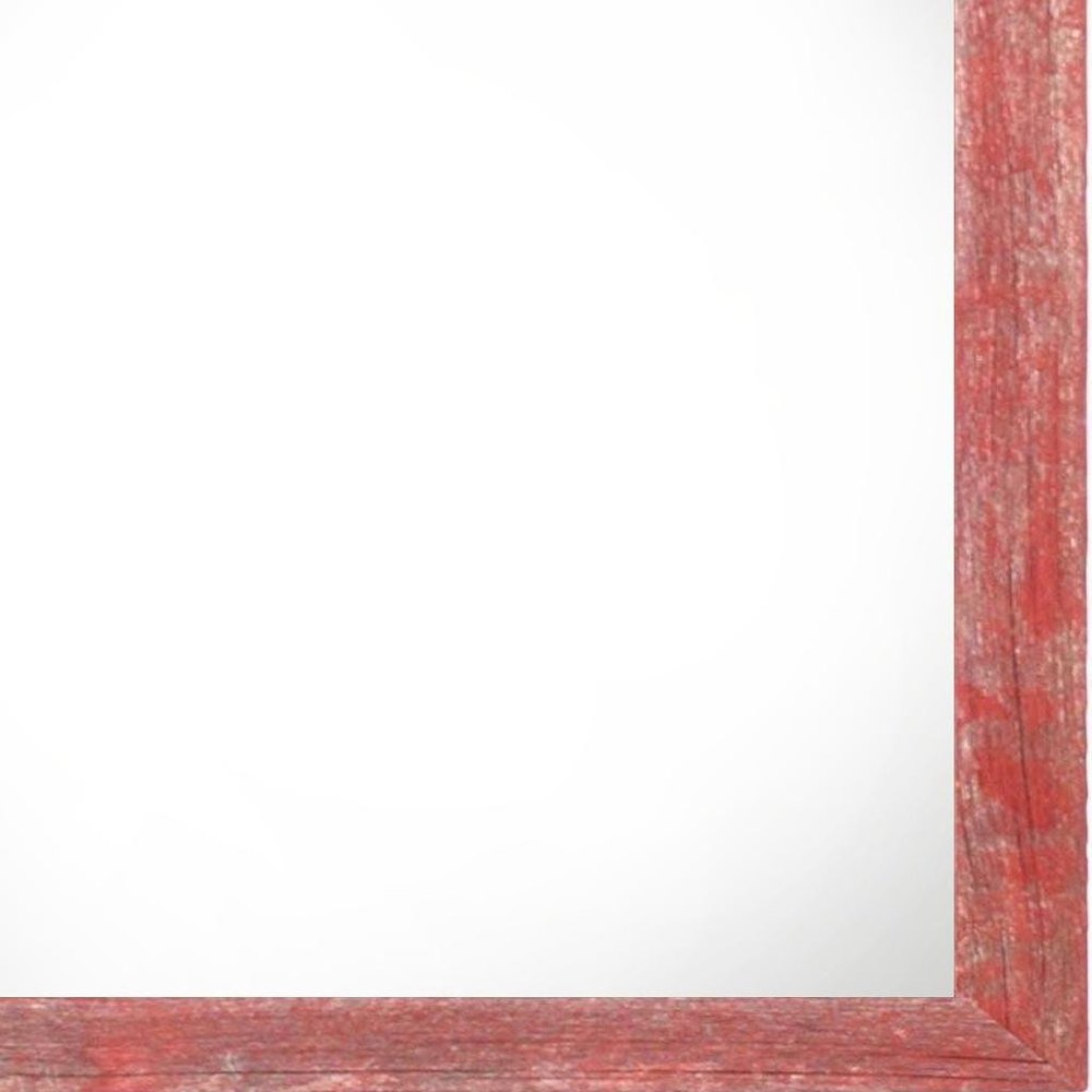 8" x 8" Red Solid Wood Tabletop Picture Frame HomeRoots