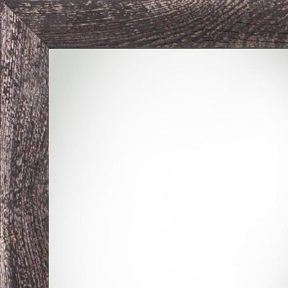 9" x 12" Black Solid Wood Hanging Picture Frame HomeRoots