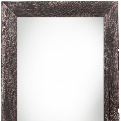 9" x 12" Black Solid Wood Hanging Picture Frame HomeRoots