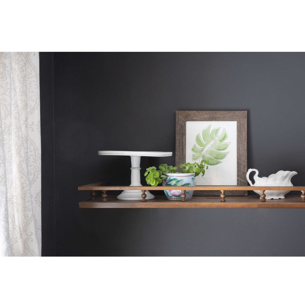 9" x 12" Espresso Solid Wood Hanging Picture Frame HomeRoots