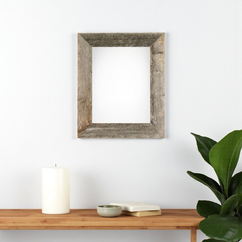 9" x 12" Gray Wood Hanging Picture Frame HomeRoots