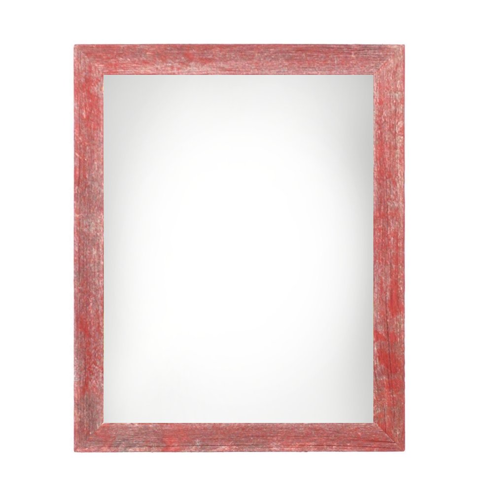 9" x 12" Red Solid Wood Hanging Picture Frame HomeRoots