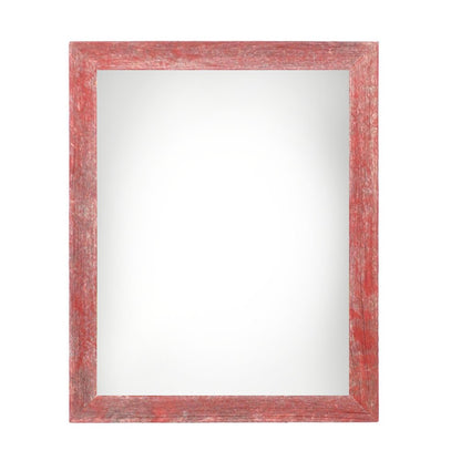 9" x 12" Red Solid Wood Hanging Picture Frame HomeRoots