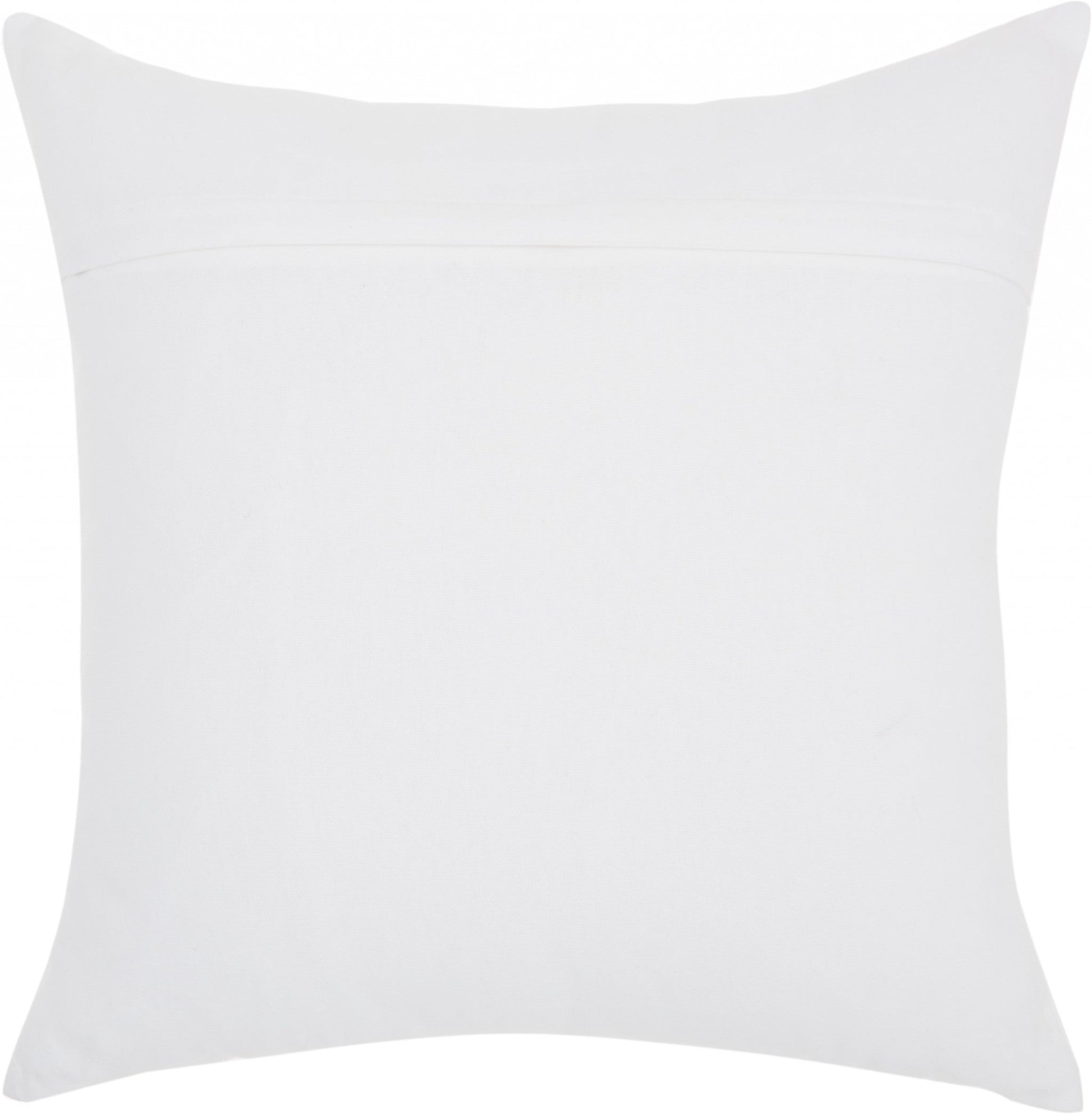 18" Red and White Cotton Throw Pillow FurniFindUSA
