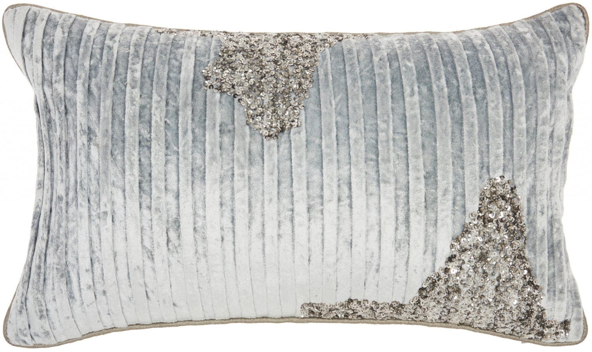 12" X 20" Periwinkle Cotton Throw Pillow FurniFindUSA