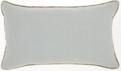 12" X 20" Periwinkle Cotton Throw Pillow FurniFindUSA