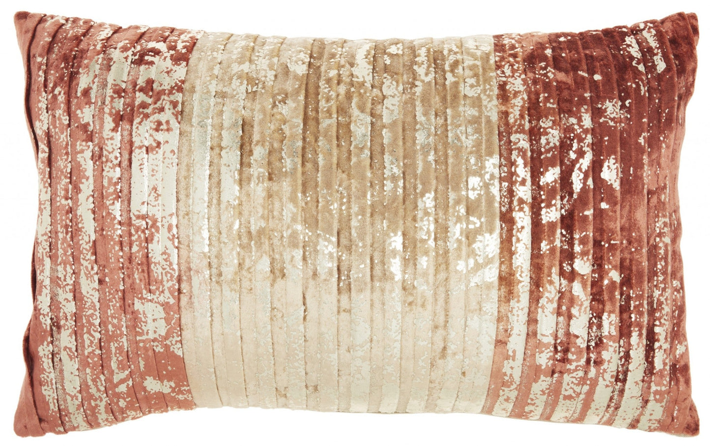 12" X 20" Pink Cotton Throw Pillow FurniFindUSA