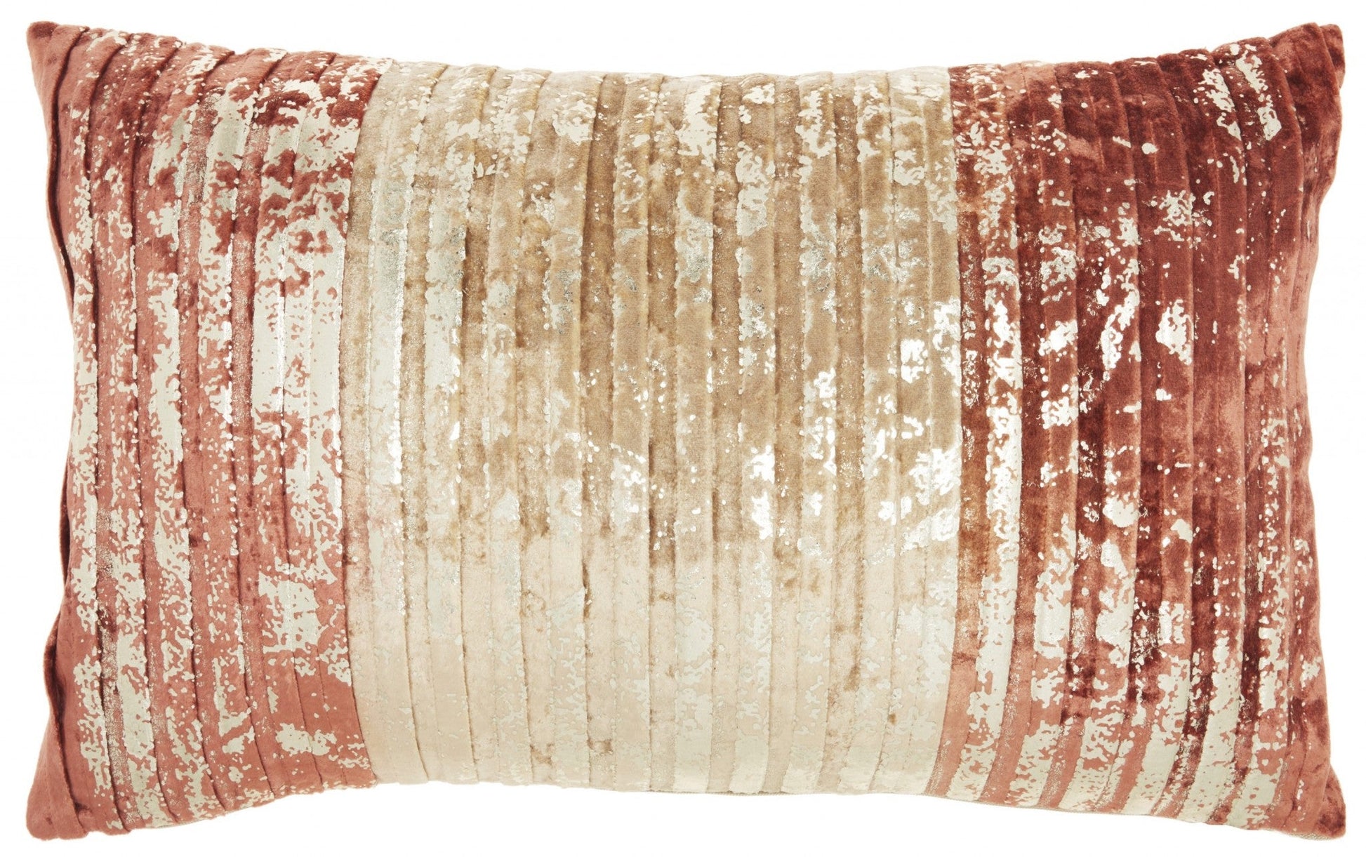 12" X 20" Pink Cotton Throw Pillow FurniFindUSA